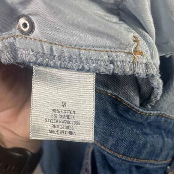 Francescas Harper Heritage Denim Skirt Mini Skirt Size M Blue Raw Hem Short Y2K - Picture 6 of 8
